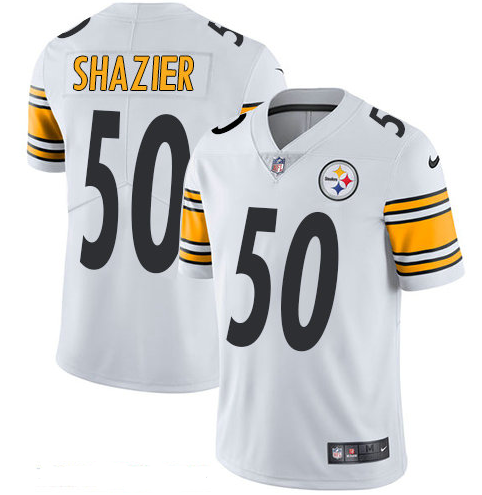 Nike Pittsburgh Steelers #50 Ryan Shazier White Men's Stitched NFL Vapor Untouchable Limited Jersey