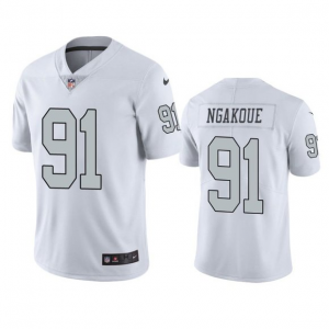 Nike Raider 91 Yannick Ngakoue White Color Rush Limited Men Jersey