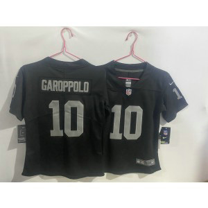 Nike Raiders 10 Jimmy Garoppolo Black Vapor Limited Youth Jersey