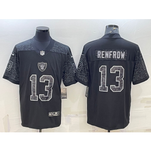 Nike Raiders 13 Hunter Renfrow Black Reflective Vapor Limited Men Jersey