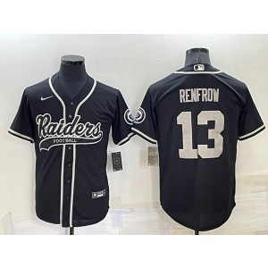 Nike Raiders 13 Hunter Renfrow Black Vapor Baseball Limited Men Jersey