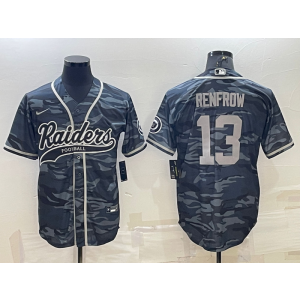 Nike Raiders 13 Hunter Renfrow Camo Vapor Baseball Limited Men Jersey