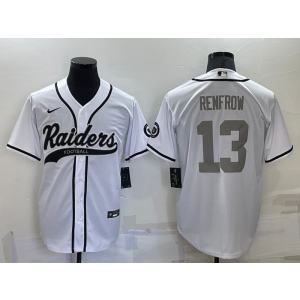 Nike Raiders 13 Hunter Renfrow White Vapor Baseball Limited Men Jersey