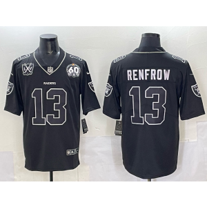 Nike Raiders 13 Renfrow Black Vapor Limited Men Jersey with patch