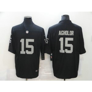 Nike Raiders 15 Nelson Agholor Black Vapor Untouchable Limited Men Jersey
