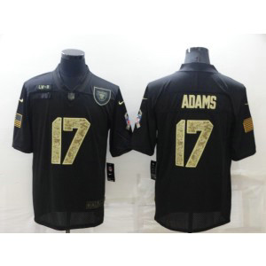 Nike Raiders 17 Davante Adams Black Camo Salute To Service Limited Men Jersey