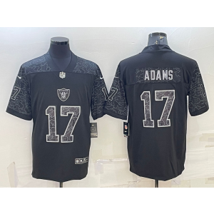 Nike Raiders 17 Davante Adams Black Reflective Vapor Limited Men Jersey