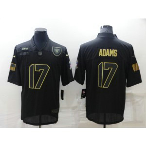 Nike Raiders 17 Davante Adams Black Salute To Service Limited Men Jersey