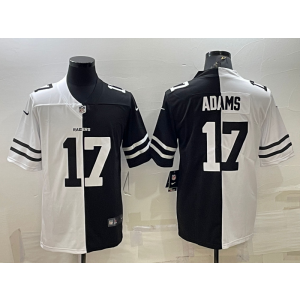 Nike Raiders 17 Davante Adams Black White Split Vapor Limited Men Jersey