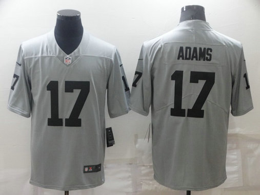 Nike Raiders 17 Davante Adams Gray Inverted Legend Limited Jersey