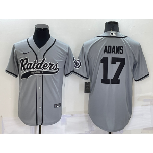 Nike Raiders 17 Davante Adams Grey Vapor Baseball Limited Men Jersey