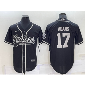 Nike Raiders 17 Davante Adams New Black Vapor Baseball Limited Men Jersey