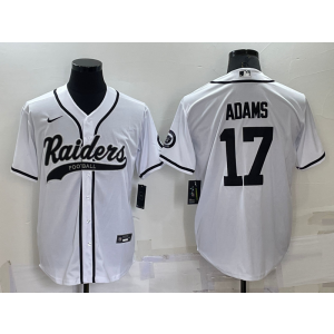 Nike Raiders 17 Davante Adams White Gray Vapor Baseball Limited Men Jersey