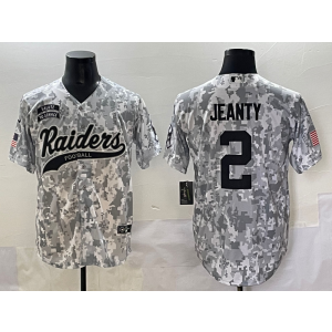 Nike Raiders 2 Ashton Jeanty Camo Vapor Baseball Limited Men Jersey