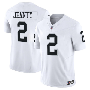 Nike Raiders 2 Ashton Jeanty White 2025 Draft F.U.S.E. Vapor Limited Men Jersey