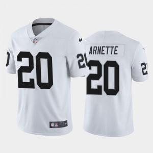 Nike Raiders 20 Damon Arnette White 2020 NFL Draft Vapor Limited Men Jersey