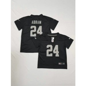 Nike Raiders 24 Johnathan Abram Black Toddler Jersey