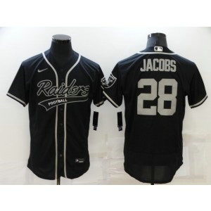 Nike Raiders 28 Jacob New Black Vapor Limited Men Jersey