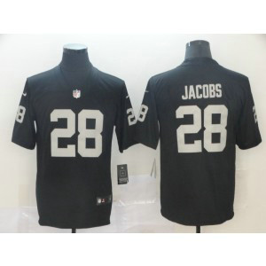 Nike Raiders 28 Josh Jacobs Black 2019 NFL Draft Vapor Untouchable Limited Men Jersey