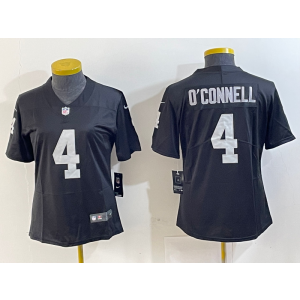 Nike Raiders 4 Aidan O'Connell Black Vapor Untouchable Limited Youth Jersey