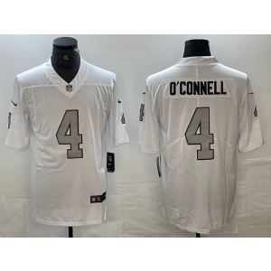 Nike Raiders 4 Aidan O'Connell White Vapor Untouchable Limited Men Jersey