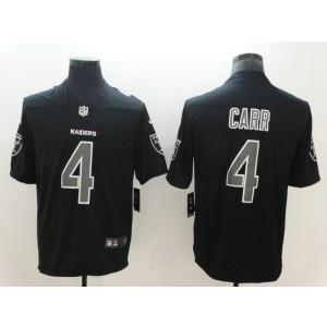 Nike Raiders 4 Derek Carr Black Vapor Impact Limited Men Jersey