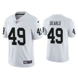 Nike Raiders 49 Divine Deablo White Vapor Untouchable Limited Men Jersey