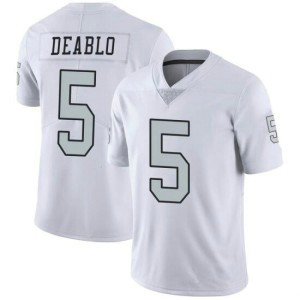 Nike Raiders 5 Divine Deablo White Color Rush Limited Men Jersey