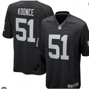 Nike Raiders 51 Koonce Black Vapor Untouchable Limited Men Jersey