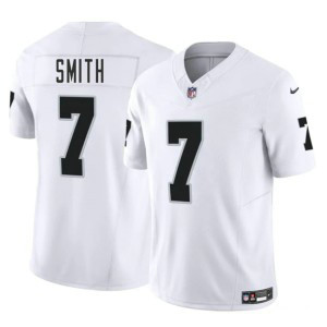 Nike Raiders 7 Geno Smith White F.U.S.E. Vapor Limited Men Jersey