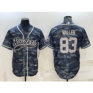 Nike Raiders 83 Darren Waller Camo Vapor Baseball Limited Men Jersey