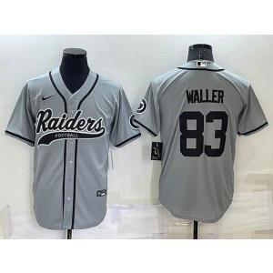 Nike Raiders 83 Darren Waller Gray Vapor Baseball Limited Men Jersey