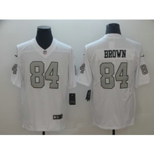 Nike Raiders 84 Antonio Brown White Color Rush Limited Men Jersey