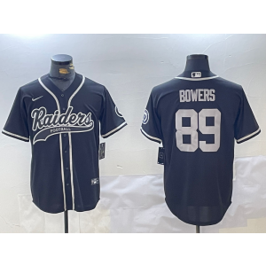 Nike Raiders 89 Brock Bowers Black Vapor Baseball Limited Men Jersey