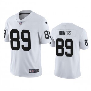 Nike Raiders 89 Brock Bowers White Vapor Untouchable Limited Men Jersey