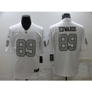 Nike Raiders 89 Edwards White Color Rush Limited Men Jersey