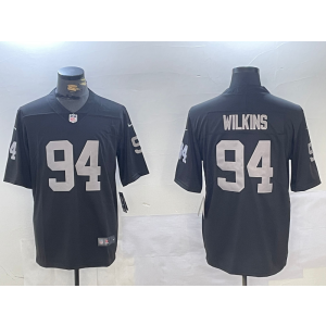 Nike Raiders 94 Wilkins Black Vapor Untouchable Limited Men Jersey
