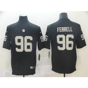 Nike Raiders 96 Clelin Ferrell Black 2019 NFL Draft Vapor Untouchable Limited Men Jersey