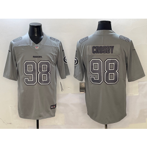 Nike Raiders 98 Crosby Grey Vapor Limited Men Jersey Nike Raiders 98 Crosby Grey Vapor Limited Men Jersey