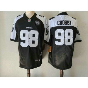 Nike Raiders 98 Crosby Thanksgiving Day F.U.S.E. Vapor Limited Men Jersey