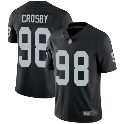 Nike Raiders 98 Maxx Crosby Black Vapor Untouchable Limited Jersey