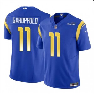 Nike Rams 11 Jimmy Garoppolo Blue F.U.S.E Vapor Limited Men Jersey