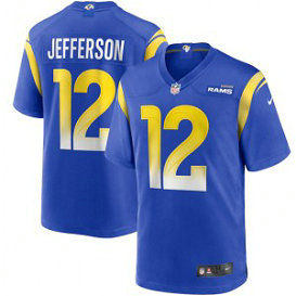 Nike Rams 12 Van Jefferson Royal 2020 New Vapor Untouchable Limited Men Jersey