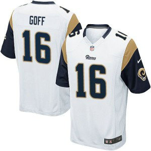 Nike Rams 16 Jared Goff White Youth 2016 NFL Draft Jersey