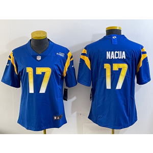 Nike Rams 17 Davante Adams Blue Vapor Untouchable Limited Youth Jersey