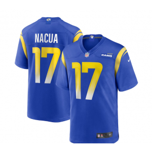 Nike Rams 17 Nacua Blue Vapor Untouchable Limited Men Jersey