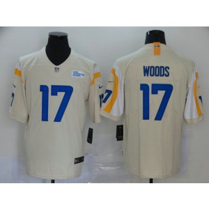 Nike Rams 17 Robert Woods Bone 2020 New Vapor Untouchable Limited Men Jersey