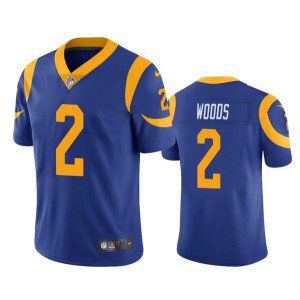 Nike Rams 2 Robert Woods Blue Vapor Untouchable Limited Men Jersey