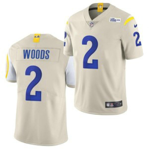 Nike Rams 2 Robert Woods Bone Vapor Untouchable Limited Men Jersey