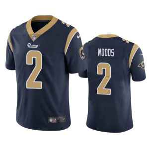 Nike Rams 2 Robert Woods Navy Vapor Untouchable Limited Men Jersey